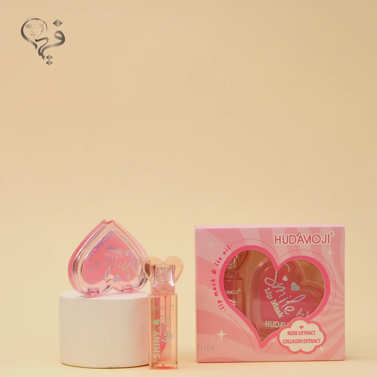 پک بالم لب و برق لب قلبی هدی موجی Hudamoji