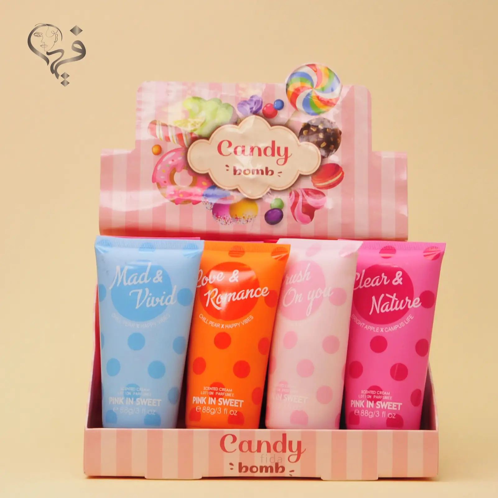 لوسیون بدن تیوپی خال خالی کندی Candy