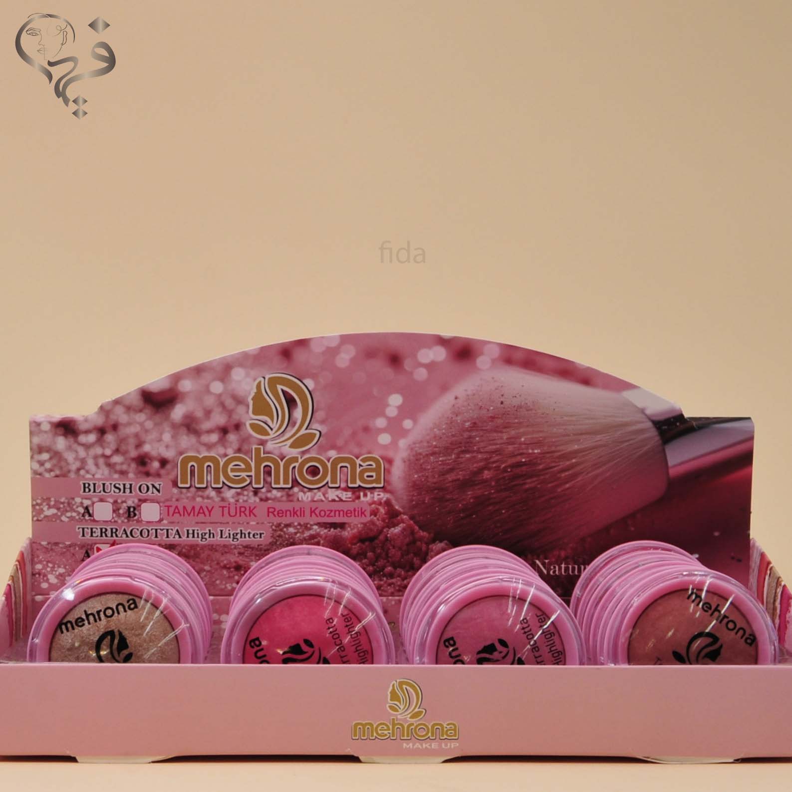 رژگونه شاین دار مهرونا کوچک Mehrona