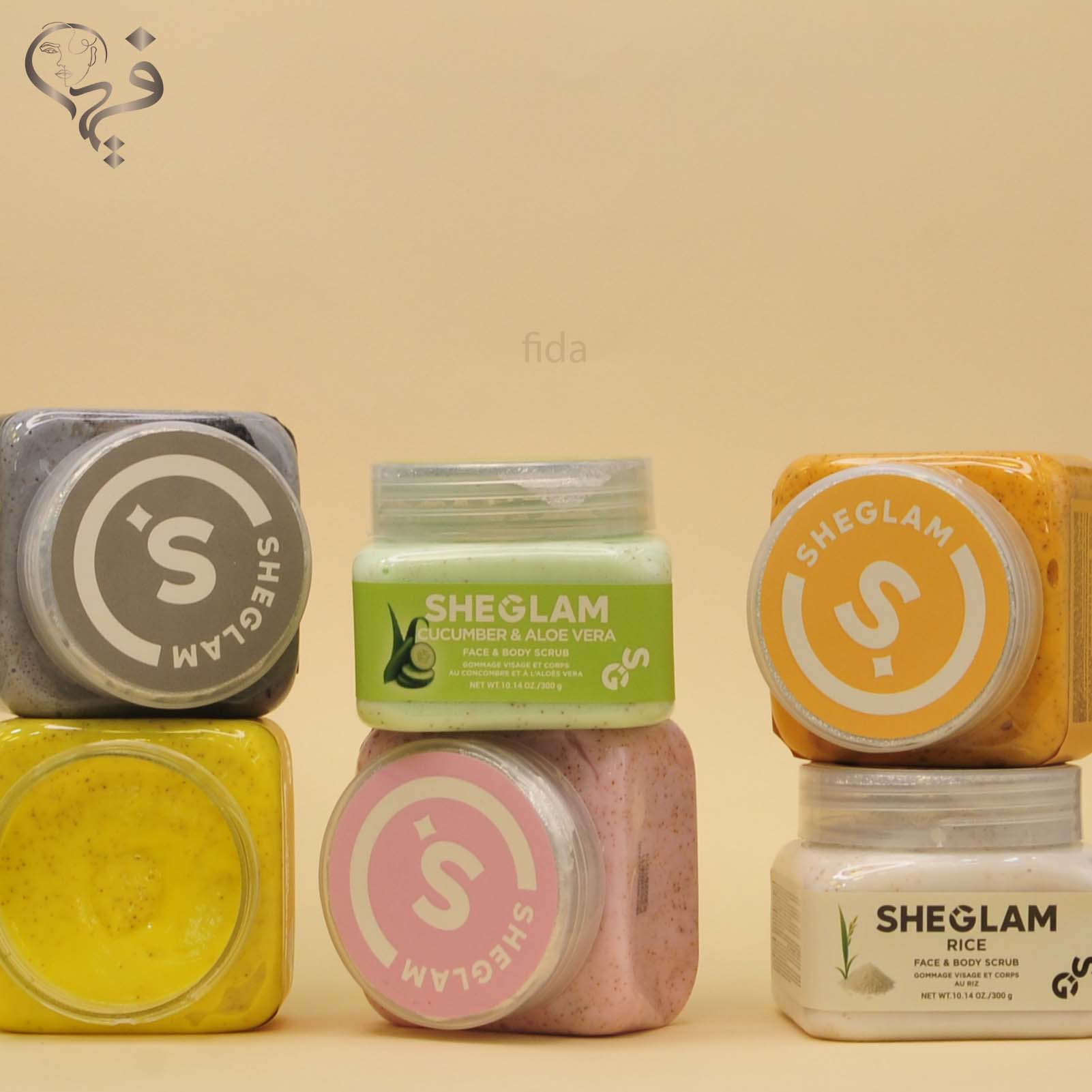 اسکراب کاسه ای بدن و صورت شیگلم SHEGLAM
