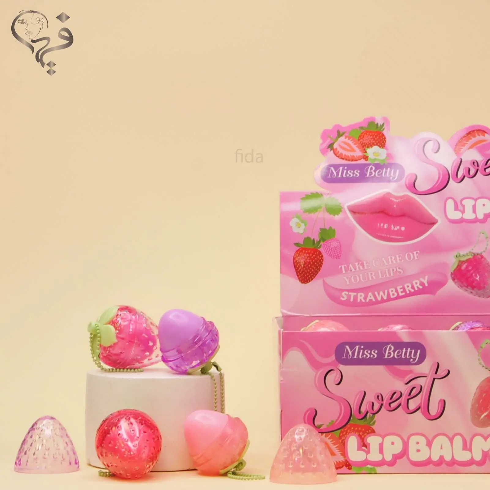 بالم لب توت فرنگی رنگی میس بتی