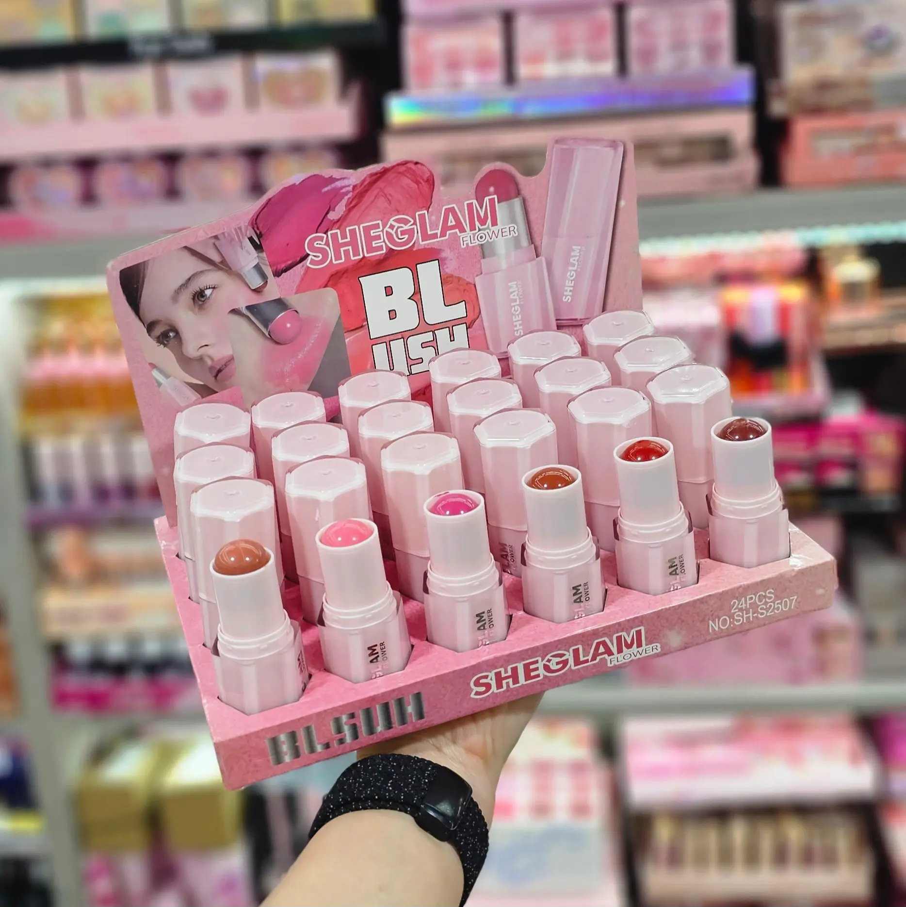 رژگونه کرمی بدون جعبه شیگلم SHEGLAM