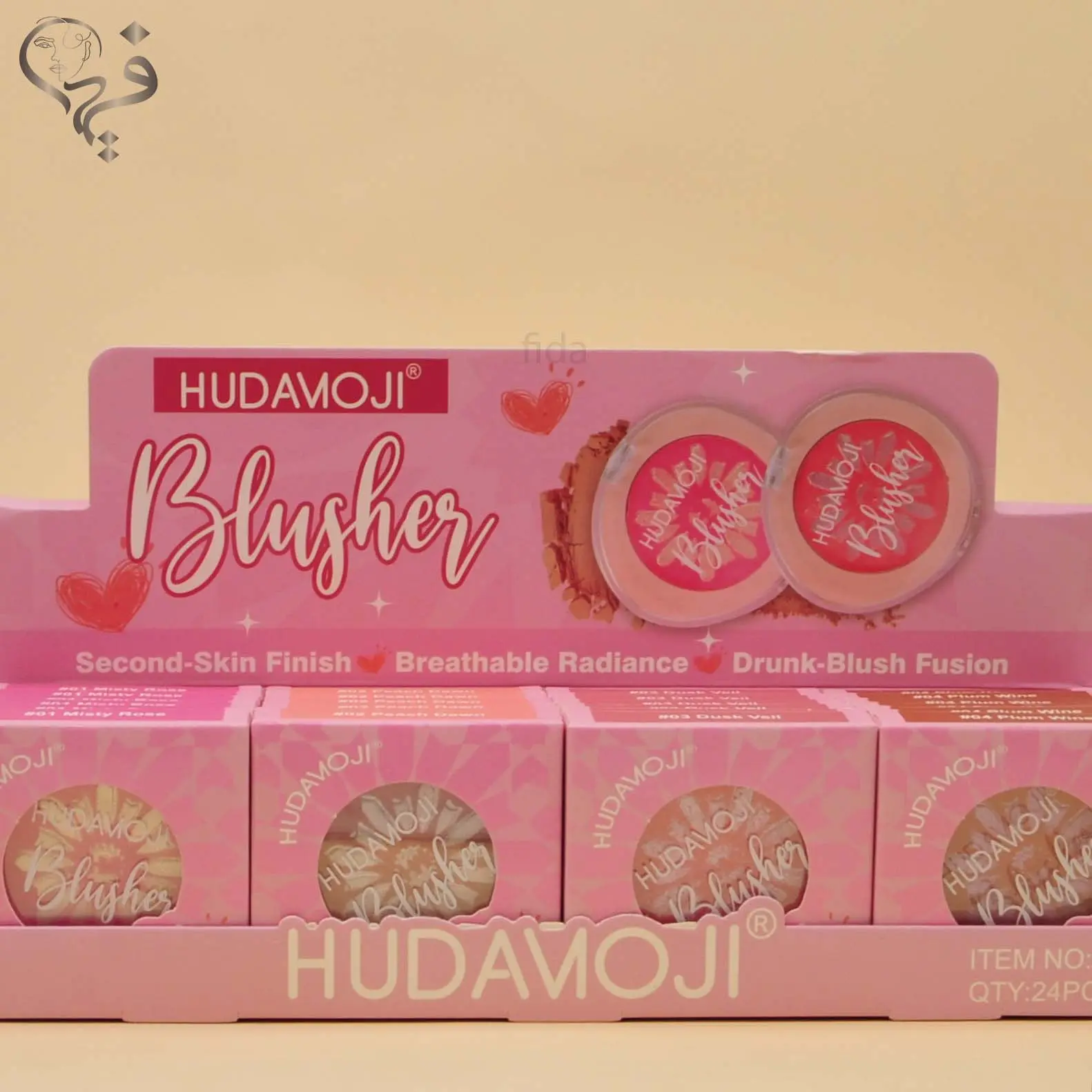 رژگونه شاین دار هدی موجی Hudamojii