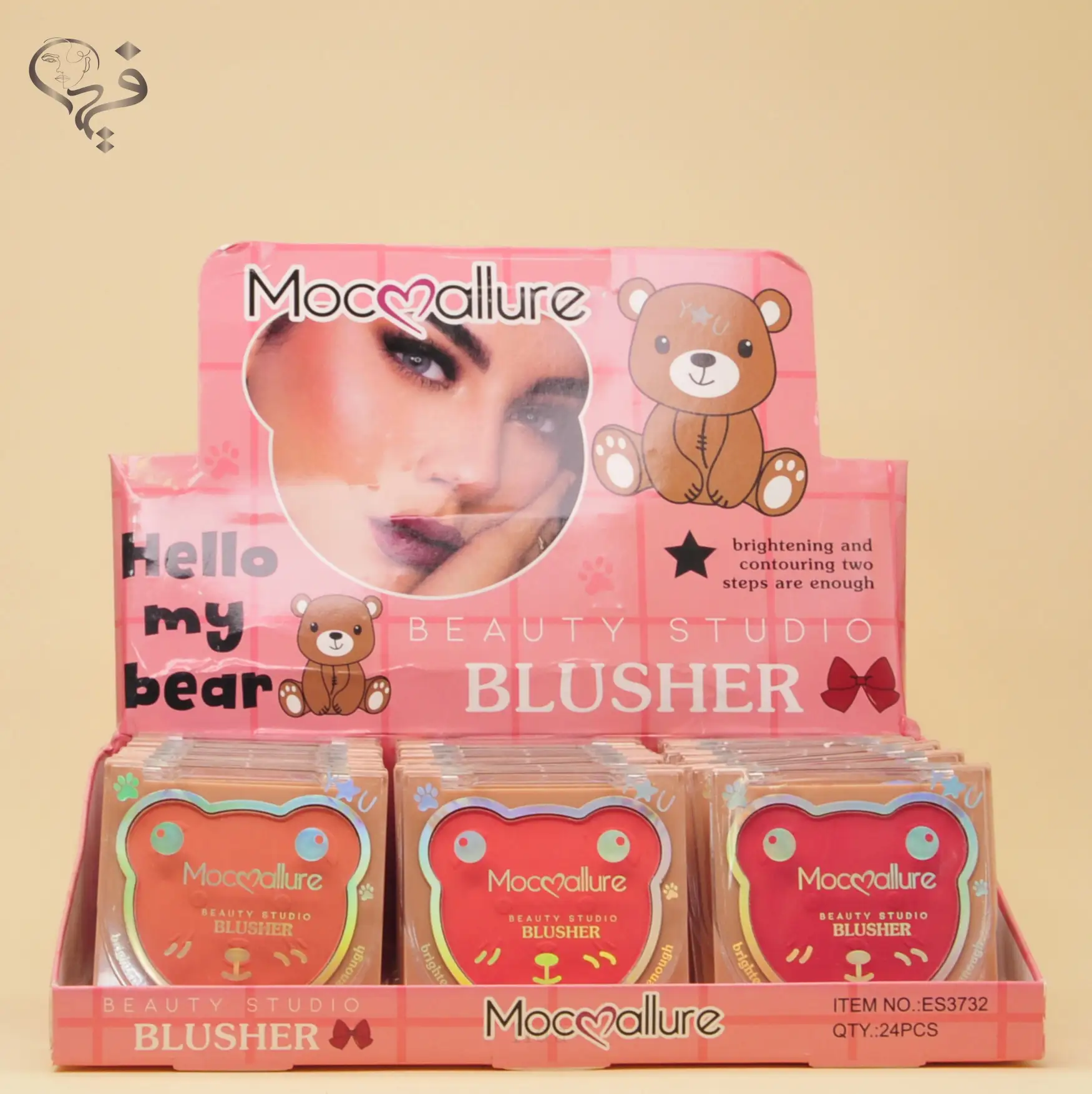 پالت رژگونه خرسی موکالر Mocoalluar