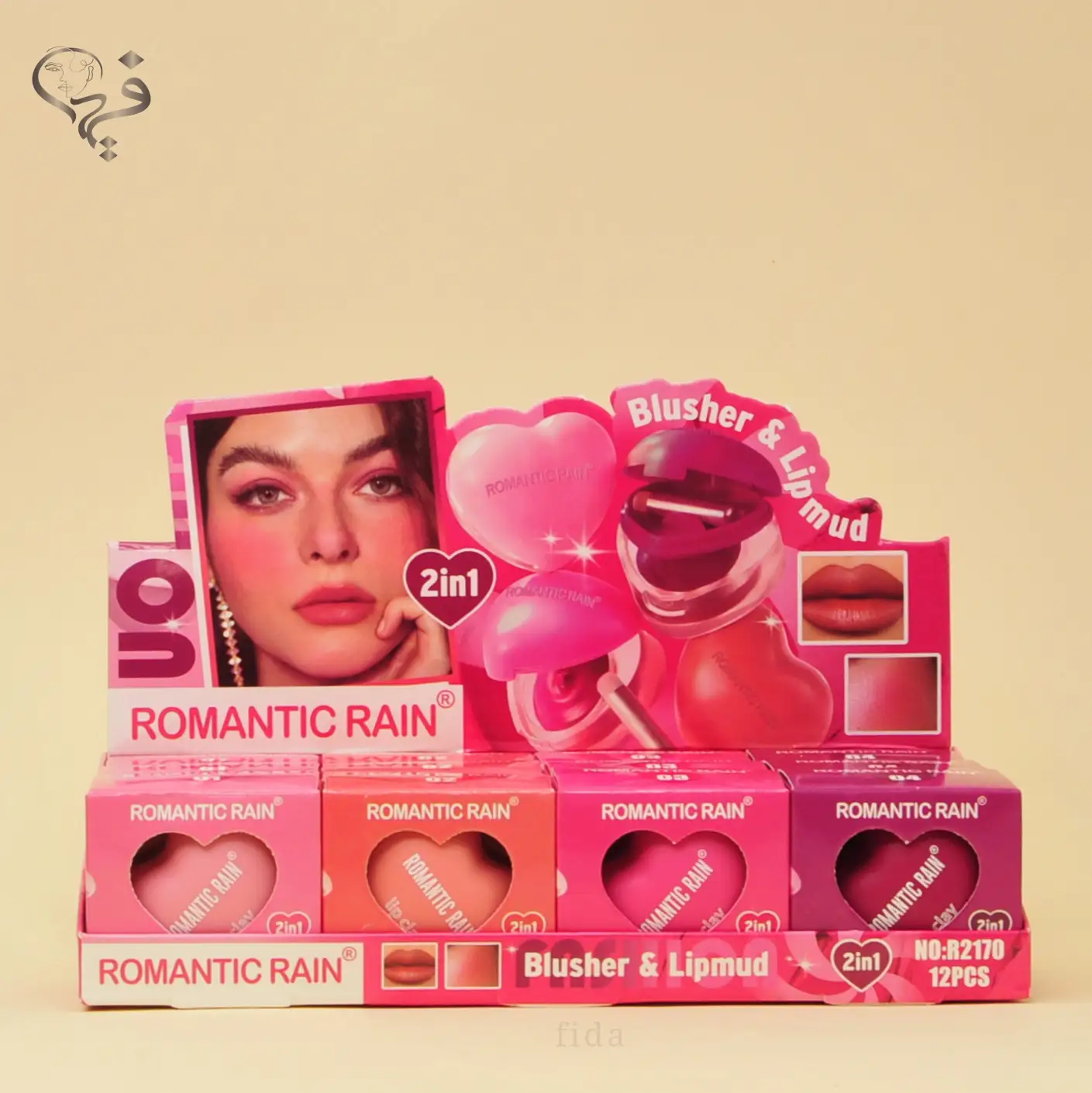 رژلب خمیری قلبی رمانتیک رین romantic rain