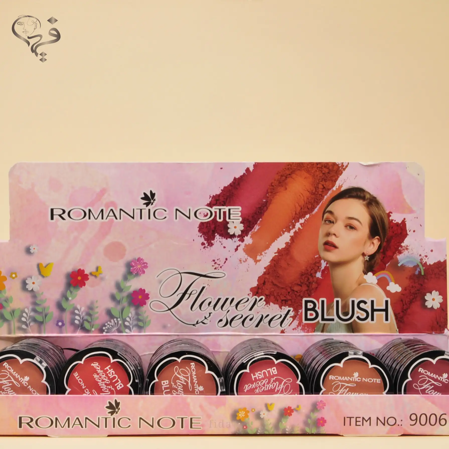 رژگونه 48 عددی شکوفه ای رمانتیک نوت Romantic Note