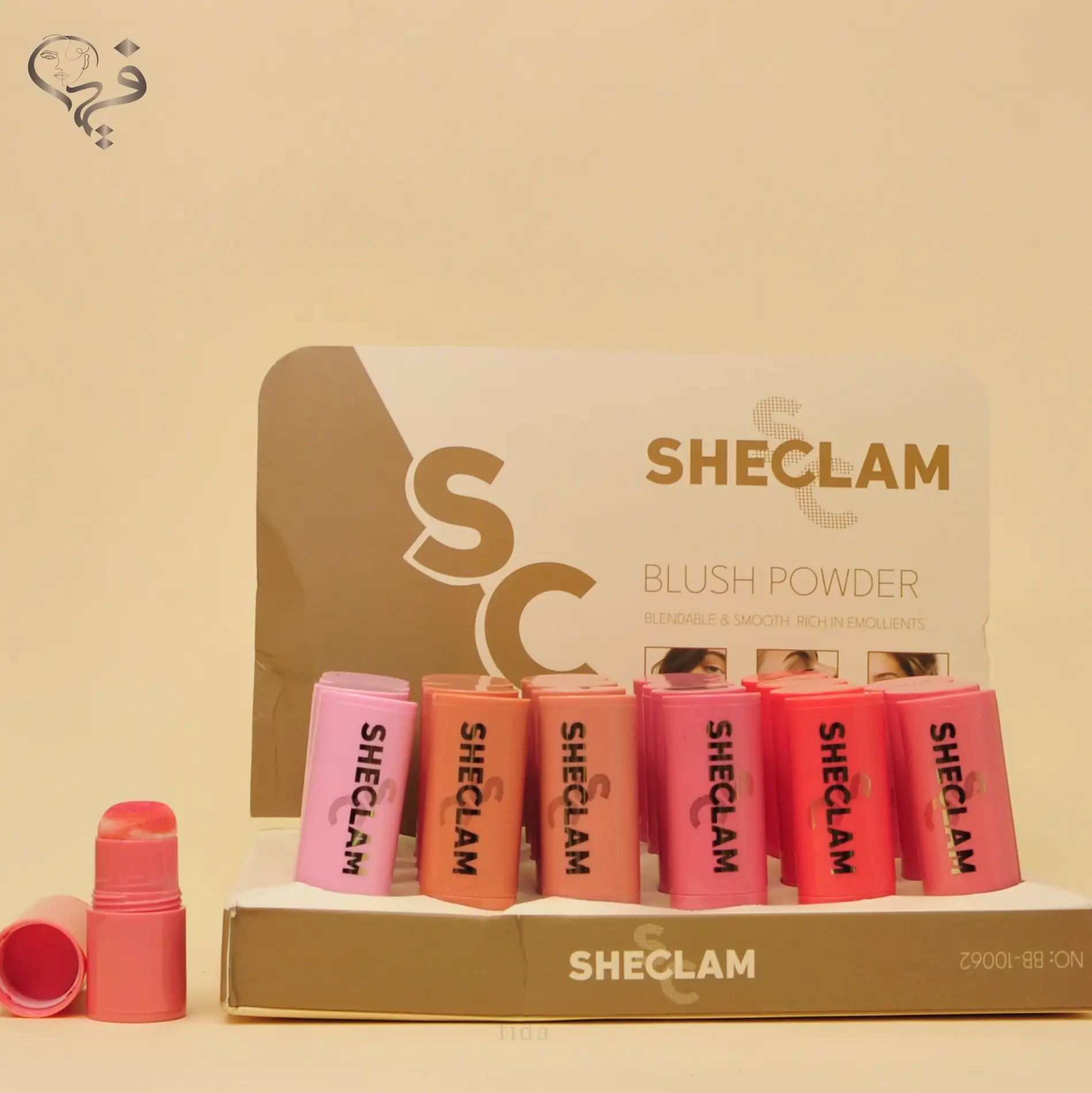 رژ گونه فنری پد دار شیگلم Sheglam