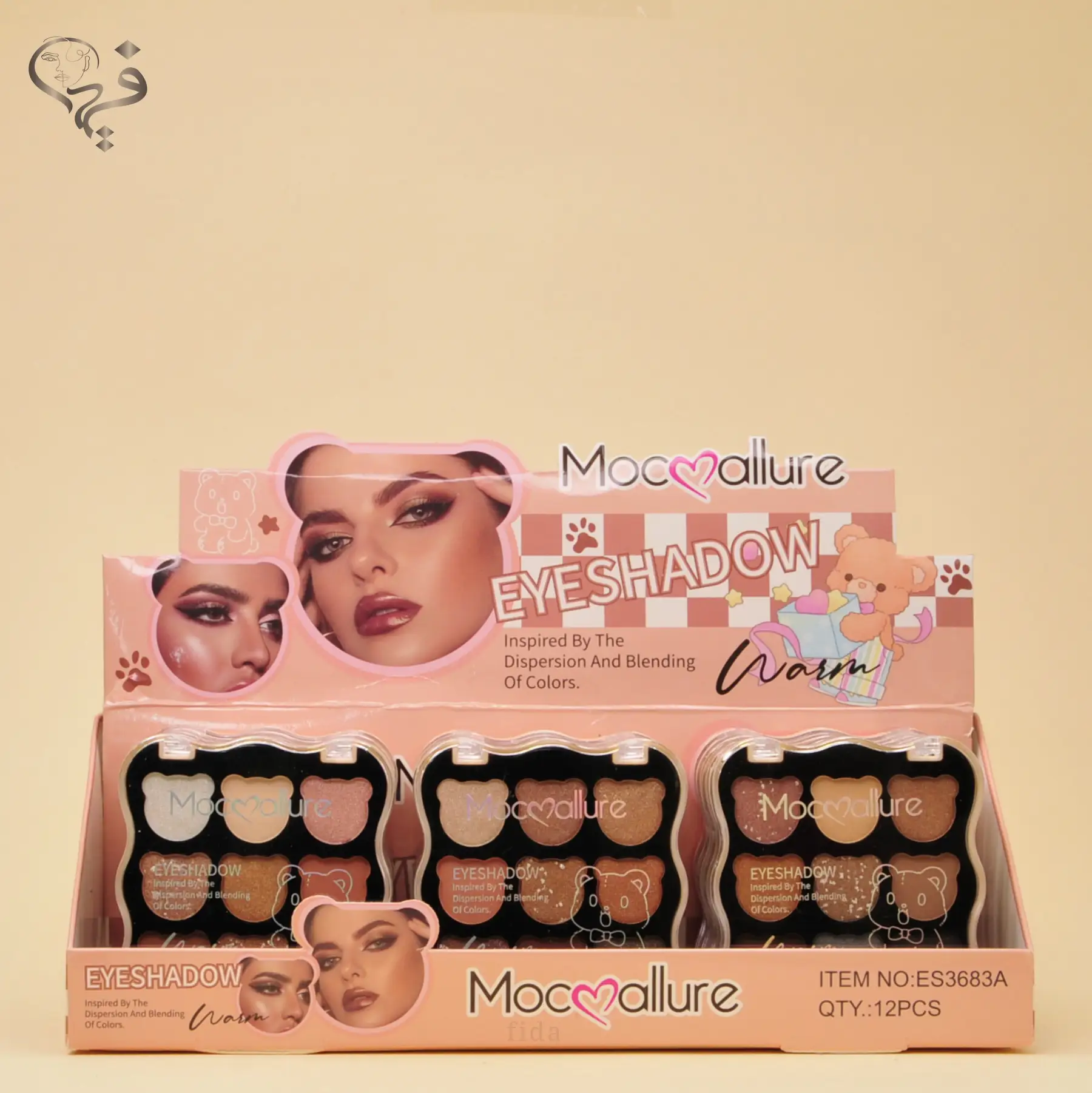 پالت سایه خرسی 9 رنگ موکالر Mocoalluar