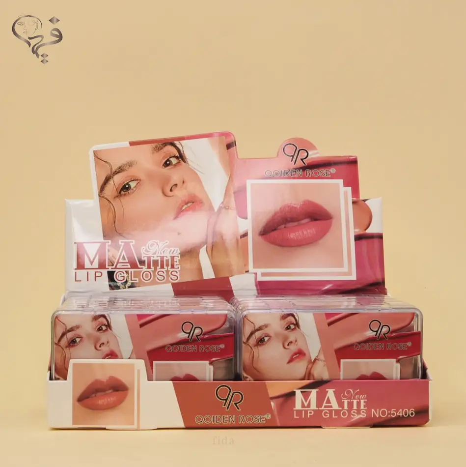 پک 6 عددی رژلب مایع کوئیدن رز Qoiden rose