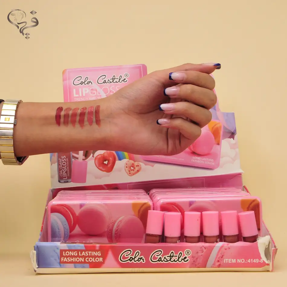 پک 6 عددی رژلب مینی دونات کالرکاستل Color castle
